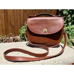 Coach Tan Leather Crossbody Bag